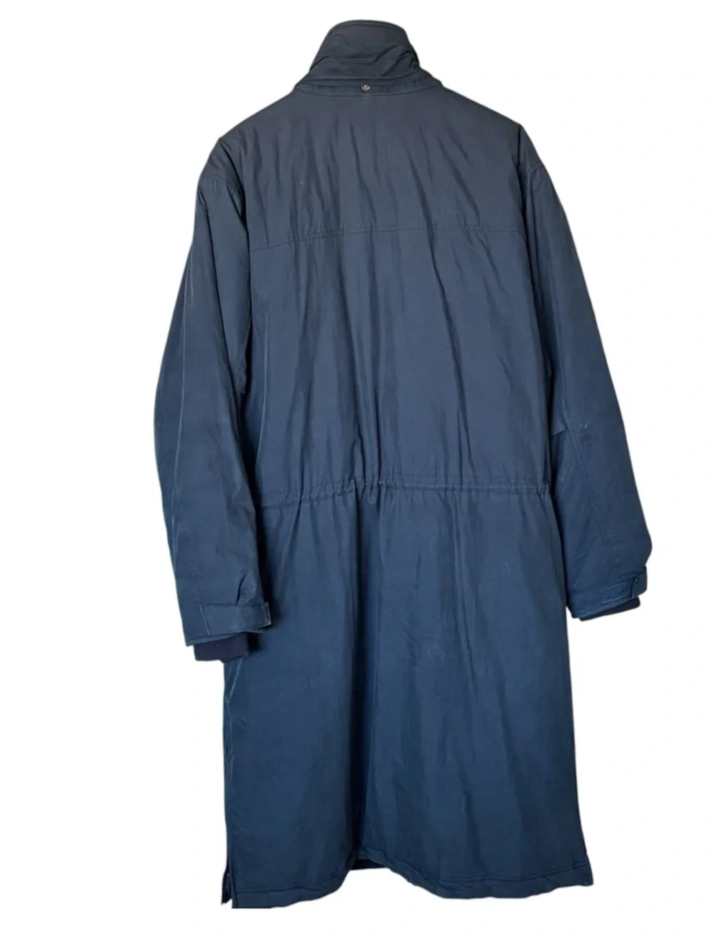 L.L. Bean Men’s Thinsulate Long Parka Jacket Large Wool Blend Lined Trench Coat - Picture 6 of 12